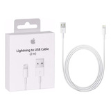 Cable Carga Y Datos Lightning Apple Md819am/a Usb 2 Metros iPhone Original