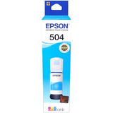 Botella De Tinta Epson 504 Cian 70ml