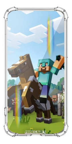 Carcasa Sticker Minecraft D3 Para Todos Los Modelos Xiaomi