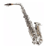 Saxofon Alto Eb Niquelado Silvertone 12msi