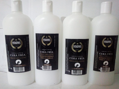 2 Kits Cera Fria Havana Afro De Litro - Ml A $28