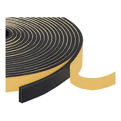 Cinta Adhesiva De Espuma Sellado De Esponja 15mm*3mm*10 Mts Color Negro | MercadoLibre