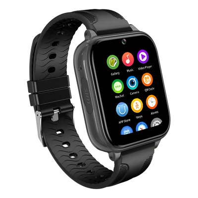 Reloj Gps 4g Videollamadas Llamada Espia, Para Tu Seguridad Caja Negro Correa Negro Bisel Negro Diseño De La Correa Silicona | Envío gratis