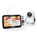 Okaidi Video Baby Monitor Con Cámara Y Audio, Monitor De Beb
