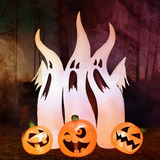 Inflable Halloween Led Adorno Decoracion Fantasmas 2.4mts