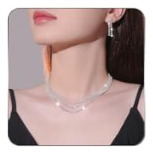 Juego De Collar Y Aretes De Plata Para Novia  Juego De Joyas