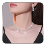 Juego De Collar Y Aretes De Plata Para Novia  Juego De Joyas