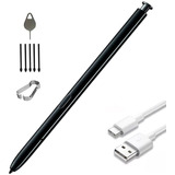 Lapiz Optico Negro Para Galaxy Note 10/10+ + Puntas Y Cable