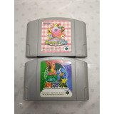 Cartucho Japoneses Pokemon Stadium Y Kirby Para Nintendo 64