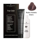  Tinte Para Cabello Profesional True Color Philip Martins Tono 8.2 Rubio Violeta Claro