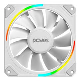 Cooler Fan Branca 120mm Argb Sangue Frio White Ghost Pcyes