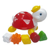 Tartaruga Marujo Brinquedo Educativo Com Formas Geométricas