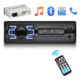 1 Din Auto Estéreo Bluetooth Mp3 Player Voz Fm Aux Rac 15w