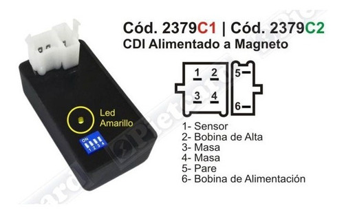 Cdi Pietcard 2379 C2 Competicion Programable Zr 150 200