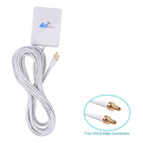 Antena Externa 4g 28dbi De Ganancia Con Conector Crc9 Doble