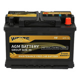 Batería Automotriz Weize Platinum Agm 12v 70ah H6 - 36 Meses