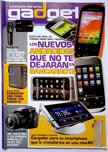 Revista Gadgets Steve Jobs Android  Celulares Cámaras Video