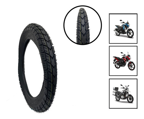 Llanta 3.00-17 Flecha Tubeless Italika 125z / V200 Rmb 