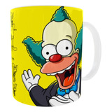 Taza - Tazón De Cerámica Sublimada Los Simpson: Krusty