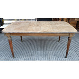 Mesa Antigua Estilo Lxvi 1,75 X 0,80 Con Tabla Montepio_ant