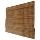 Persiana Romana Bambu Block 160larg X 160alt Natural