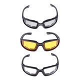 3 Piezas Gafas De Motociclismo Protección Rayos De Sol