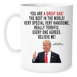 Feimot Trump Gran Papá Día Del Padre Taza Novedad Papá Regal