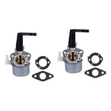 2 X Carburador Para Briggs & Stratton 696065 697422 110402 1