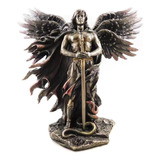 Estátuas De Resina: Serafim Bronzeado, Anjo Da Guarda Com Se