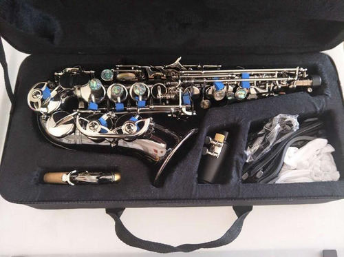 Saxofón Soprano Avanzado Antiguo Curvo Saxofón Soprano