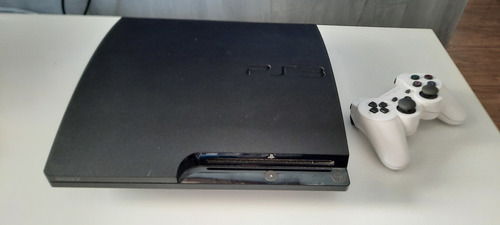 Console Ps3 Slim Playstation 3 + Controle + Jogo