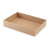 Charola Bandeja Carton Caja 37x30x5 Regalos Desayunos 10 Pz