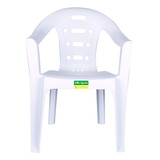 Silla Sparta De Jardin Set X3 Color Blanco