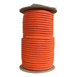 Soga Polipropileno Trenzada Nautico 5mm X 30 Metros Naranja