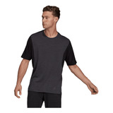 Playera adidas Fitness Well Being Hombre Gris