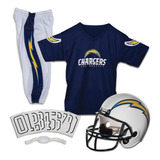 Uniforme Casco Jersey Disfraz Nfl Los Angeles Chargers Niños