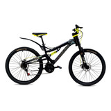 Bicicleta R.26 Kaizer Doble Susp Frenos Vbreak, Cambios Grip