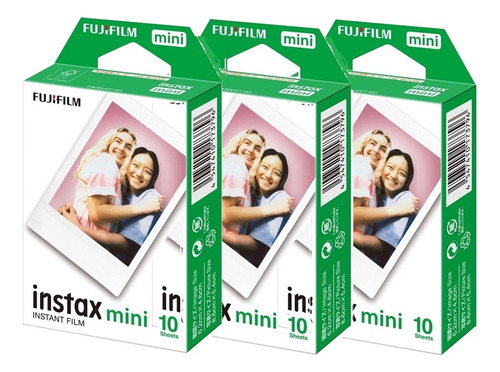 Papel Filme Para Instax Mini 7, 8, 9, 11, 12 - Pack 30 Fotos