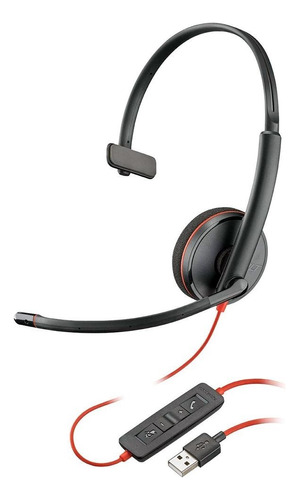 Headset Blackwire C3210 Usb-a Plantronics