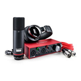 Focusrite Scarlett 2i2 Studio Mkiii Mic Interfaz Audífonos