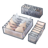 Organizador De Ropa Interior Caja Plegable Almacenamiento X3