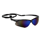 Lentes De Seguridad Jackson Safety Nemesis V30 Azul Espejo