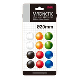 Botones Magneticos Para Pizarra 20 Mm 12 U Deli