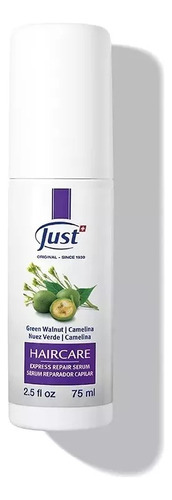  Just Haircare Serum Reparador Con Nuez Verde X 75 Ml