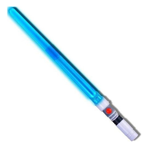 Espada Sabre De Luz Space Guardian Luz E Som Retrátil Azul