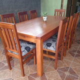 Comedor 8 Sillas Madera