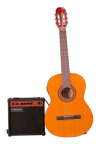 Guitarra Eléctroacústica Freeman Classic Eagle Pack