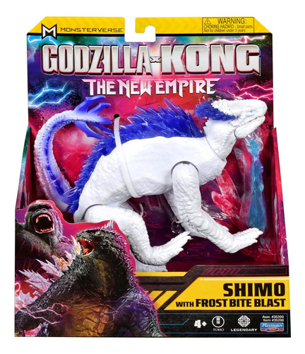 Godzilla X Kong Playmates: Shimo With Frost Bite Blast 6in