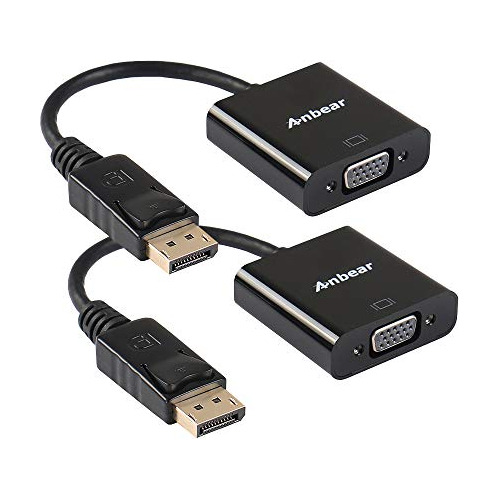 Adaptador Displayport A Vga Anbear, Convertidor Displayport