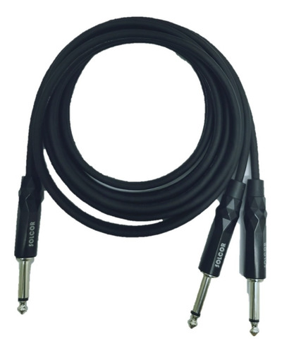 Cable Cascada 1 Plug 6.3 Mono A 2 Plugs 6.3 Mono 15 Metros